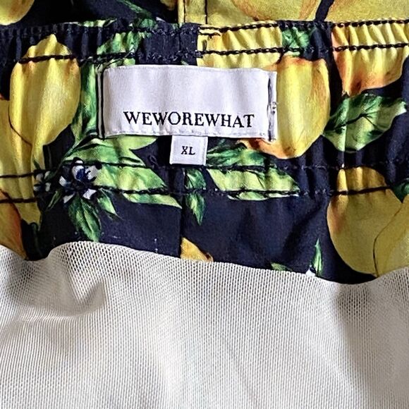 Weworewhat Lemon Print  Swim Trunks Drawstring Pockets Men’s XL - Picture 4 of 8